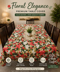 6/8  Seater Cotton Blend Table Cover – Elegant Dining Table Cloth HZ BEDDING