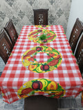 6 Seater Cotton Blend Table Cover – Elegant Dining Table Cloth HZ BEDDING