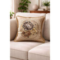 Vintage Embroidered Throw Pillow Covers 18×18 in, Floral Retro Decorative Cushion Covers HZ BEDDING