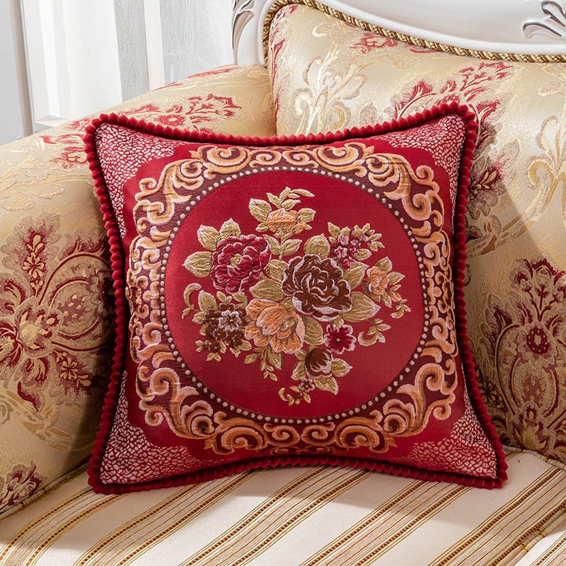 Throw Pillow Covers 18×18 in, Floral Retro Decorative Cushion Covers C HZ BEDDING
