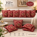 Throw Pillow Covers 18×18 in, Floral Retro Decorative Cushion Covers C HZ BEDDING