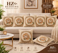 Throw Pillow Covers 18×18 in, Floral Retro Decorative Cushion Covers D HZ BEDDING