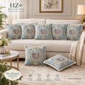 Throw Pillow Covers 18×18 in, Floral Retro Decorative Cushion Covers E HZ BEDDING