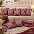 Throw Pillow Covers 18×18 in, Floral Retro Decorative Cushion Covers G HZ BEDDING