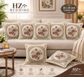 Throw Pillow Covers 18×18 in, Floral Retro Decorative Cushion Covers J HZ BEDDING