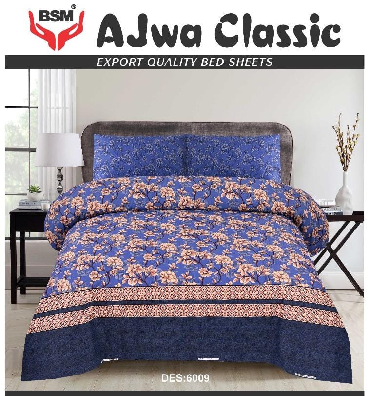 AJWA CLASSIC DOUBLE BEDSHEET HZ BEDDING