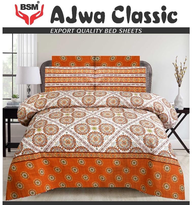 AJWA CLASSIC DOUBLE BEDSHEET HZ BEDDING