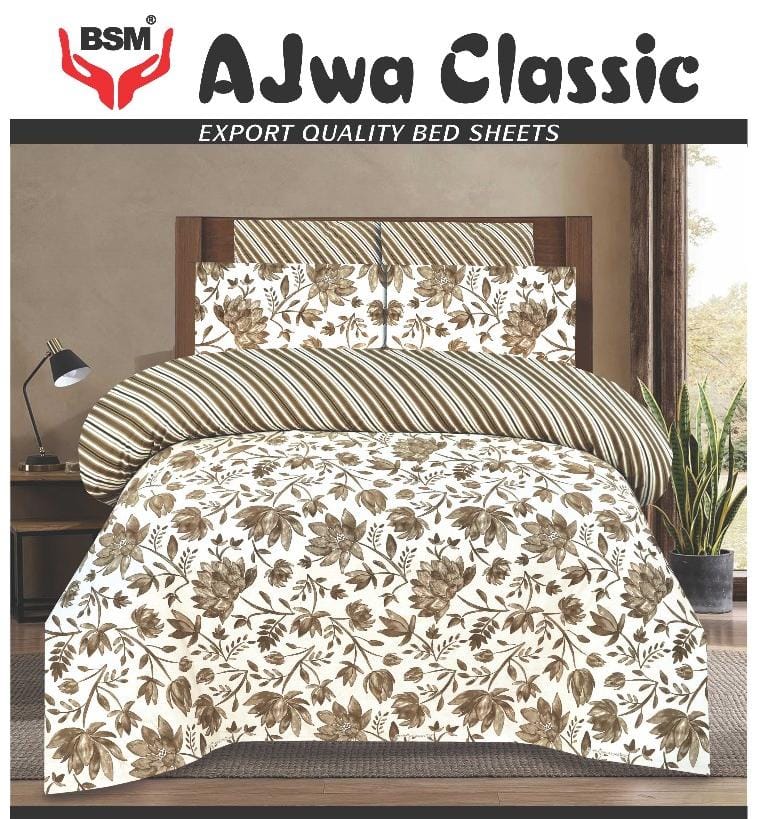 AJWA CLASSIC DOUBLE BEDSHEET HZ BEDDING