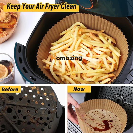 Air Fryer Baking Paper 50Pcs Homazing