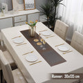 Brown Stripes Design Rectangular Table Runner 12x56inch HZ BEDDING