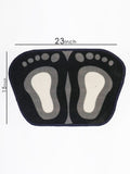Cute Footprints Feet Shape Mat Bath Mat Toilet Non-slip Rug For Bathroom Shower Room Water Absorb Doormat HZ BEDDING