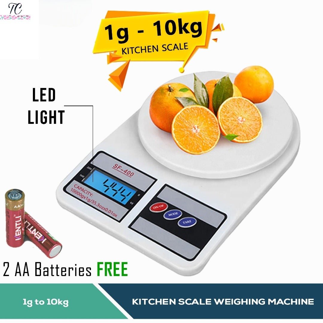 Digital Kitchen Scale | upto 10KG Weighing Machine HZ BEDDING