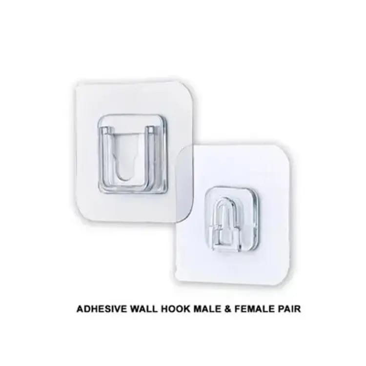 Double-Sided Adhesive Wall Hook – Strong Traceless Organizer Hook Digital deals