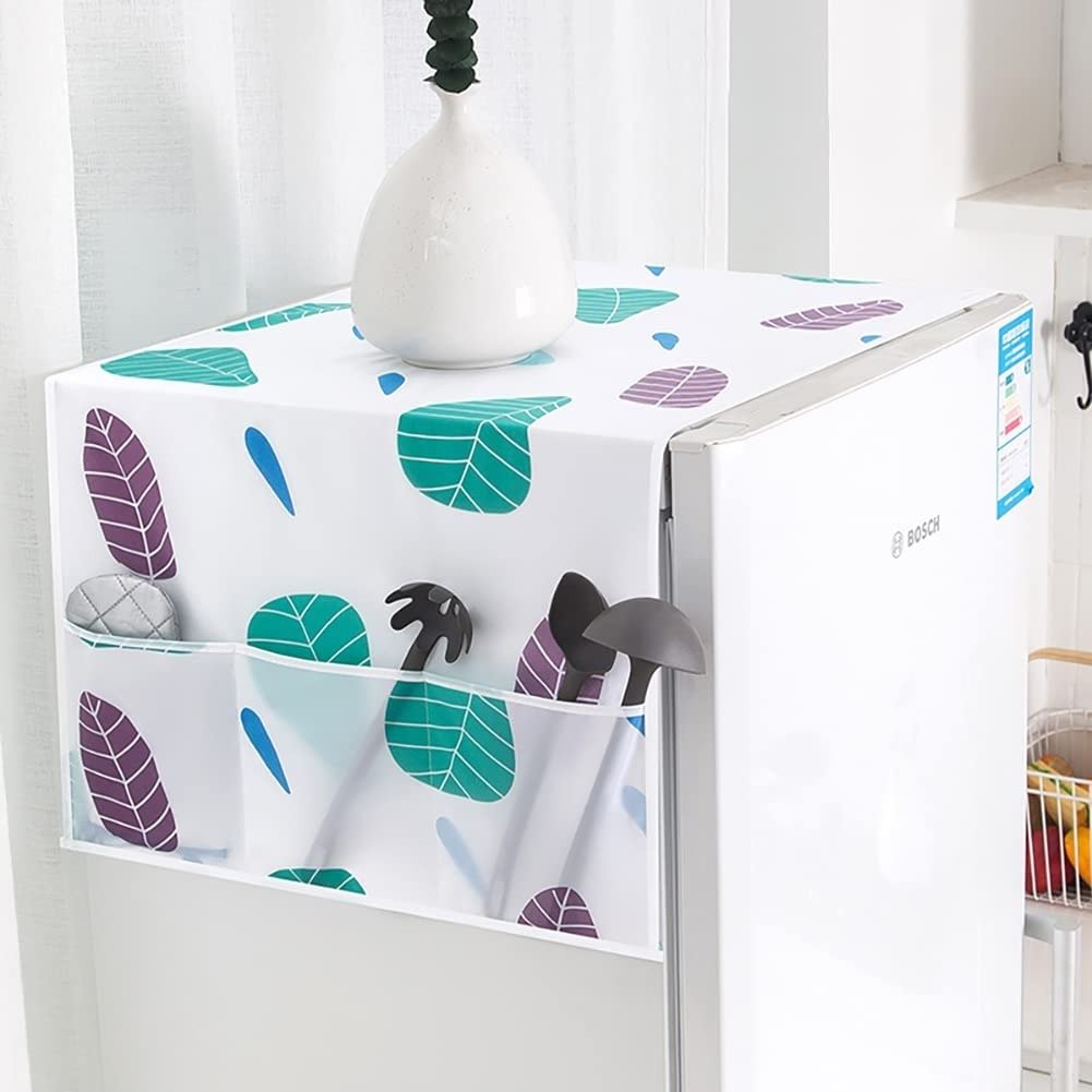 Dust-proof Fridge Cover With Pockets HZ Mart
