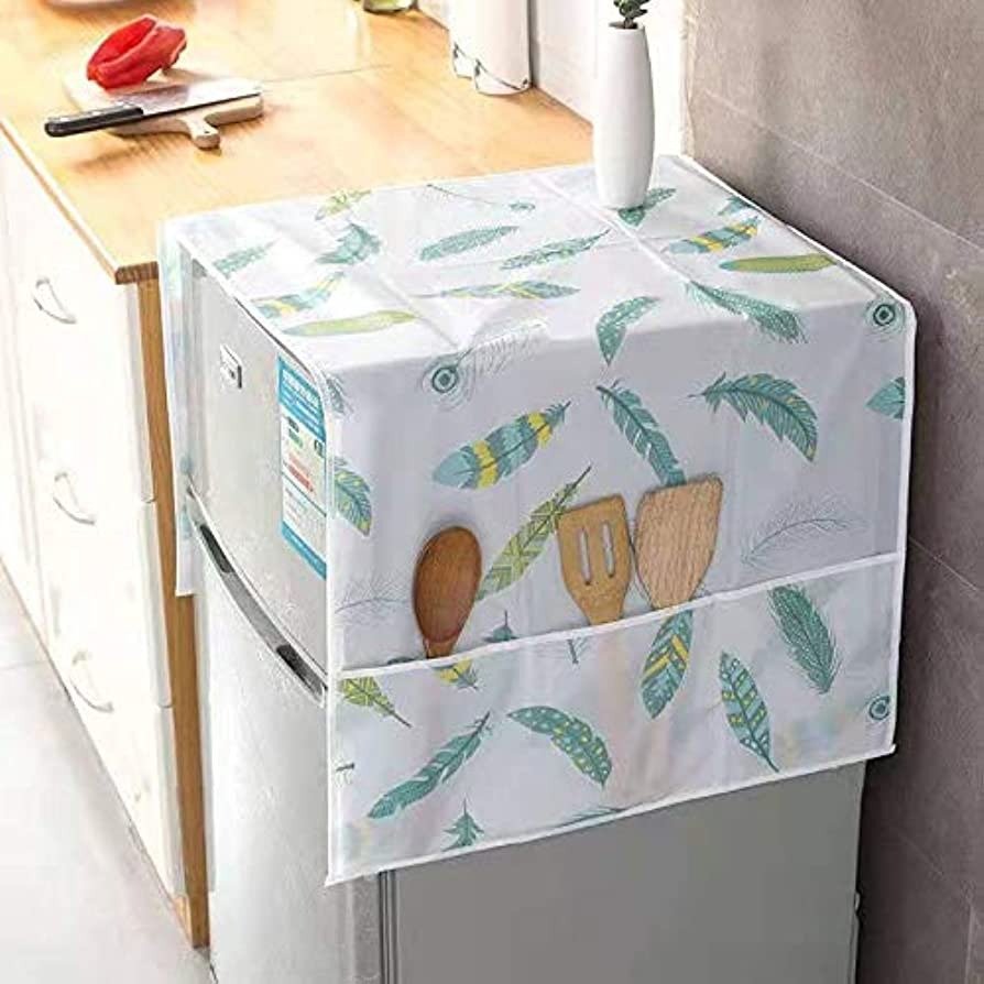 Dust-proof Fridge Cover With Pockets HZ Mart