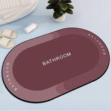 Super Water Absorbent Non-Slip Bath Mat Floor Mat for Bathroom Shower Room Tub Entrance Kitchen door mat