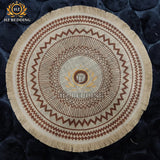 Round Placemat Table Non-Slip Jute Mats for Dining Table Decoration Accessories Kitchen Placemats Coffee Coasters Party Dinner 15x15 inh