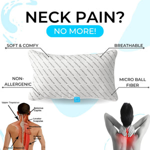 Medicated Pillow filled with Micro Ball Fiber by Hype Pillow