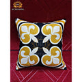 Geometric Yellow Cushion Cover 16x16 HZ BEDDING