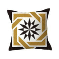 Geometric Yellow Cushion Cover 16x16 HZ BEDDING