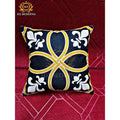 Geometric Yellow Cushion Cover 16x16 HZ BEDDING