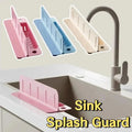 2 in 1 Sink Splash Guard - Waterproof Strong Suction Sink Water Splash Guard with Drain Tray - Kitchen Splash Stopper HZ BEDDING