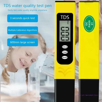 Digital TDS Meter for Water Quality Testing – 2 in 1 TDS & Temperature Tester | Accurate PPM Filter Pen for RO Drinking Water, Aquarium, Pool, Hanna Level Purity Check (0-9990 PPM)