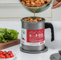 Oil Filter Pot Oil Strainer Pot Stainless Steel Grease Strainer Oil Storage Pot Oil Container HZ BEDDING