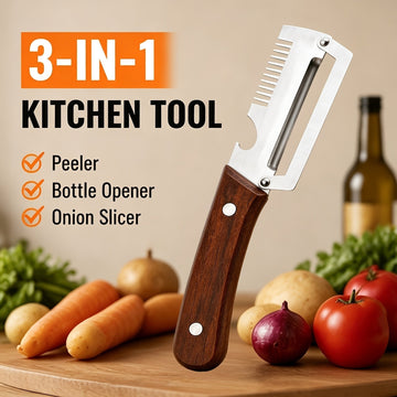 3 in 1 stainless steel peeler Hand chopper Manual Food Chopper HZ BEDDING