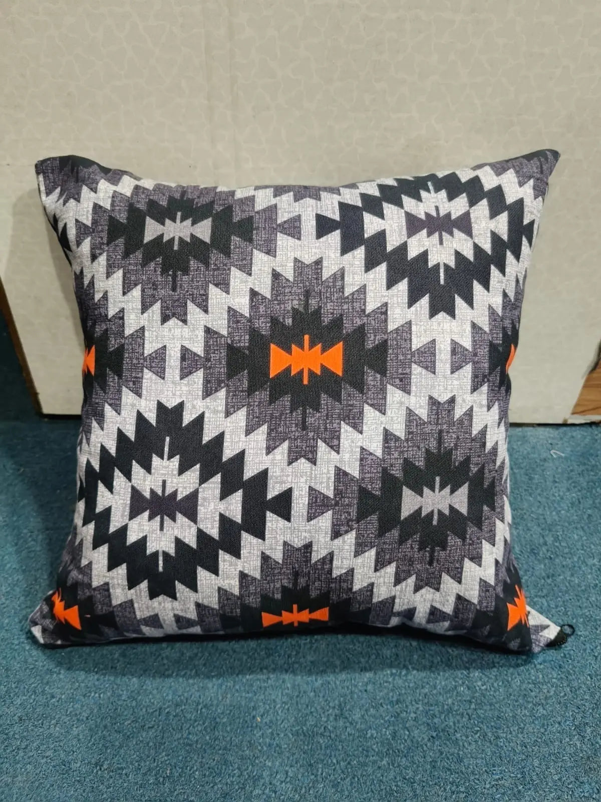 3D Printed Cotton Cushion Cover 15x15 Inch – Double Side Design HZ BEDDING