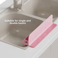 2 in 1 Sink Splash Guard - Waterproof Strong Suction Sink Water Splash Guard with Drain Tray - Kitchen Splash Stopper HZ BEDDING
