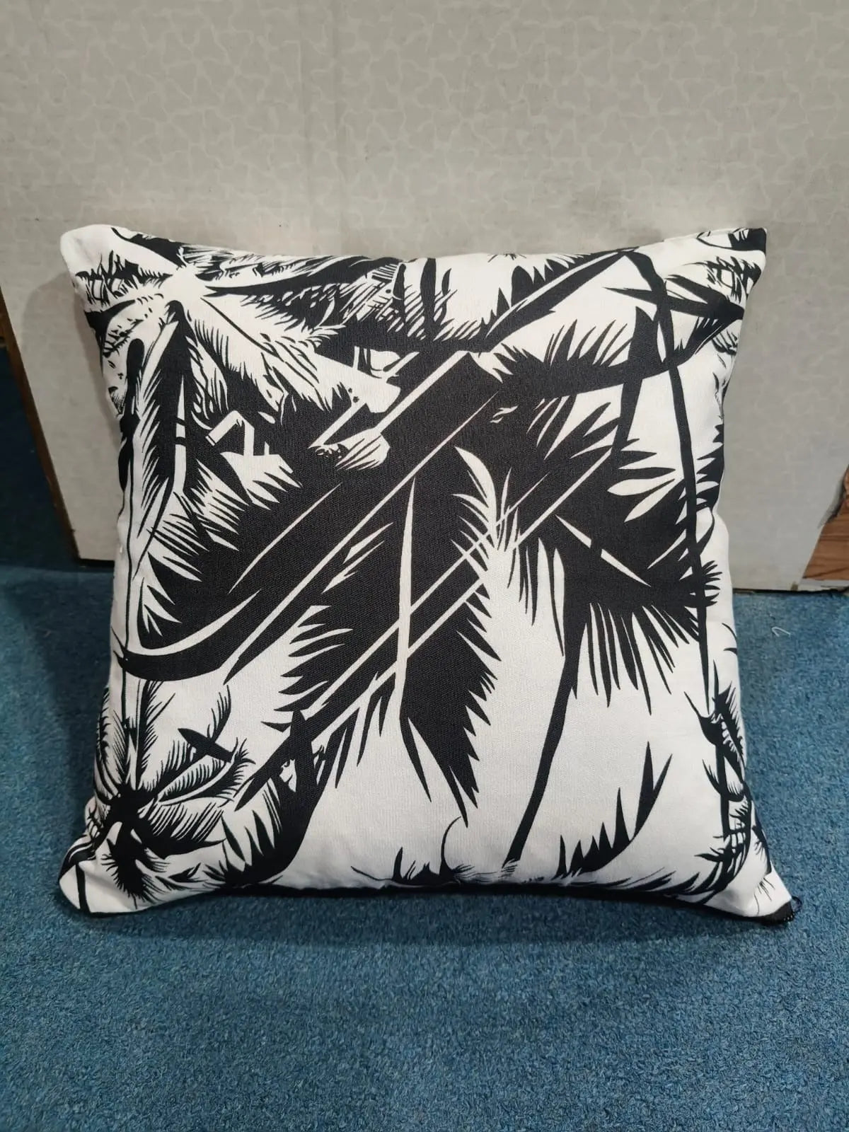 3D Printed Cotton Cushion Cover 15x15 Inch – Double Side Design HZ BEDDING