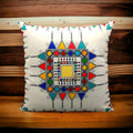 Colorful Geometric Cushion Cover – 16x16 Inch Modern Decorative HZ BEDDING
