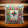 Colorful Geometric Cushion Cover – 16x16 Inch Modern Decorative HZ BEDDING