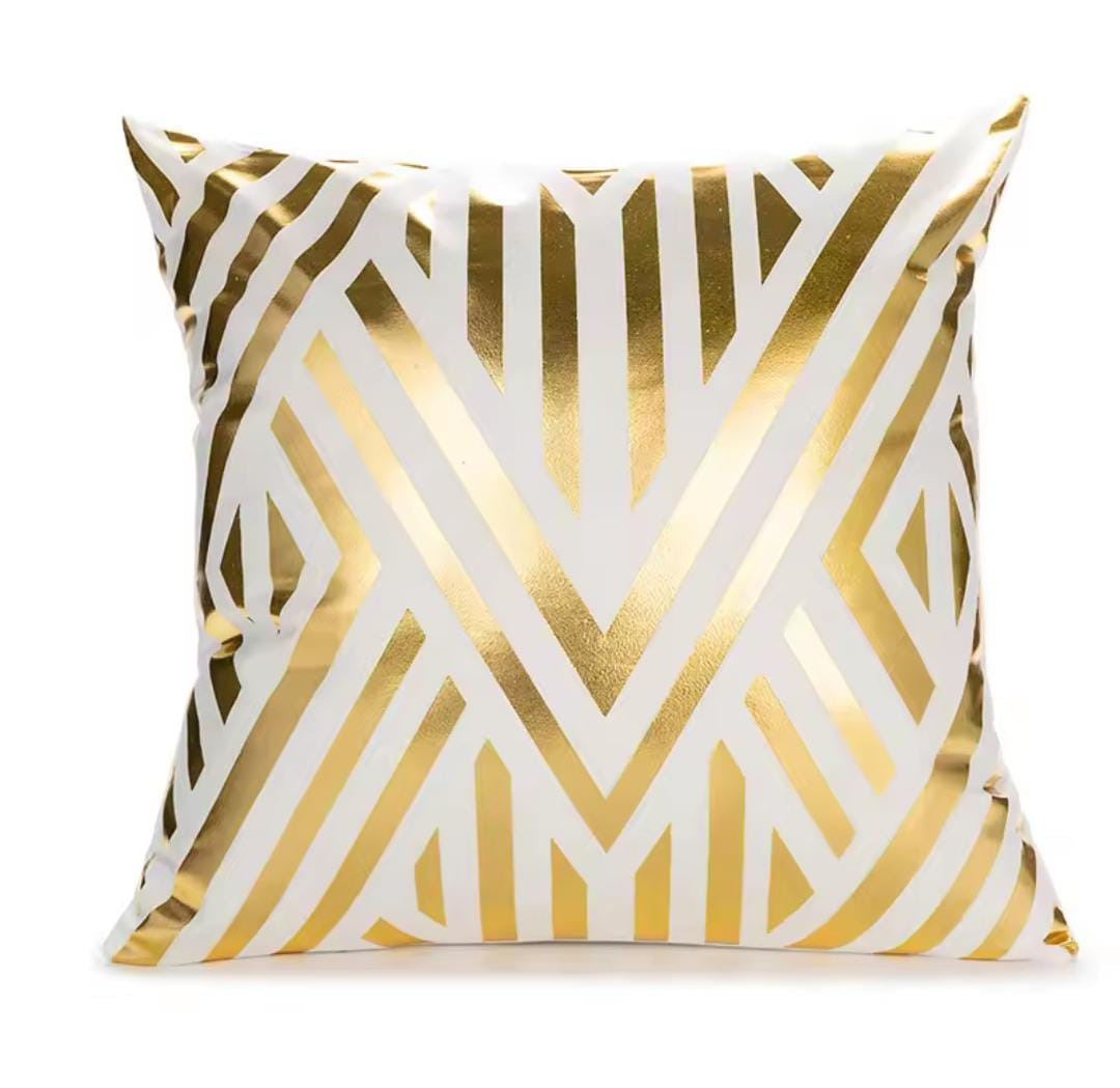 Black and Gold Velvet Cushion Covers –  Soft Decorative Throw Pillow Cases, 16x16 inch for Sofa, Bed, Car, Living Room Black and Gold Velvet Cushion Covers – Soft Decorative Throw Pillow Cases, 16x16 inch HZ BEDDING