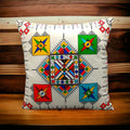 Colorful Geometric Cushion Cover – 16x16 Inch Modern Decorative HZ BEDDING