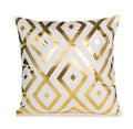 Black and Gold Velvet Cushion Covers –  Soft Decorative Throw Pillow Cases, 16x16 inch for Sofa, Bed, Car, Living Room Black and Gold Velvet Cushion Covers – Soft Decorative Throw Pillow Cases, 16x16 inch HZ BEDDING