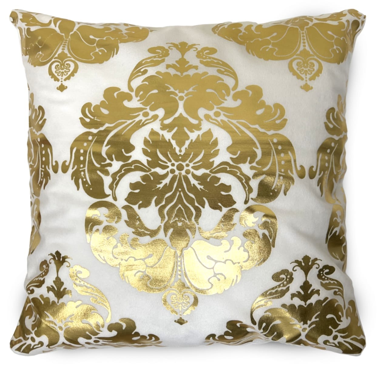 Black and Gold Velvet Cushion Covers –  Soft Decorative Throw Pillow Cases, 16x16 inch for Sofa, Bed, Car, Living Room Black and Gold Velvet Cushion Covers – Soft Decorative Throw Pillow Cases, 16x16 inch HZ BEDDING