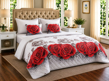 Luxury 6 Pcs Bedding Set Design E HZ BEDDING