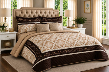 Luxury 6 Pcs Bedding Set Design J HZ BEDDING