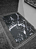 Marble Design Rectangler Absorbent Antislip Door Mat HZ BEDDING
