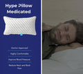 Medicated Pillow filled with Micro Ball Fiber by Hype Pillow HZ BEDDING