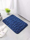 Memory Foam Bath Mat Cobblestone Bathroom Rugs Super Water Absorbent Bath Mats for Bathroom Machine Washable Bath Rugs 40X60CM HZ BEDDING