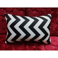 Modern Black White Pillow Cover 12 x 18 HZ BEDDING