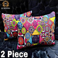 Modern Geometric Cushion Cover 12x20 Chevron Grid Pillow Case HZ BEDDING