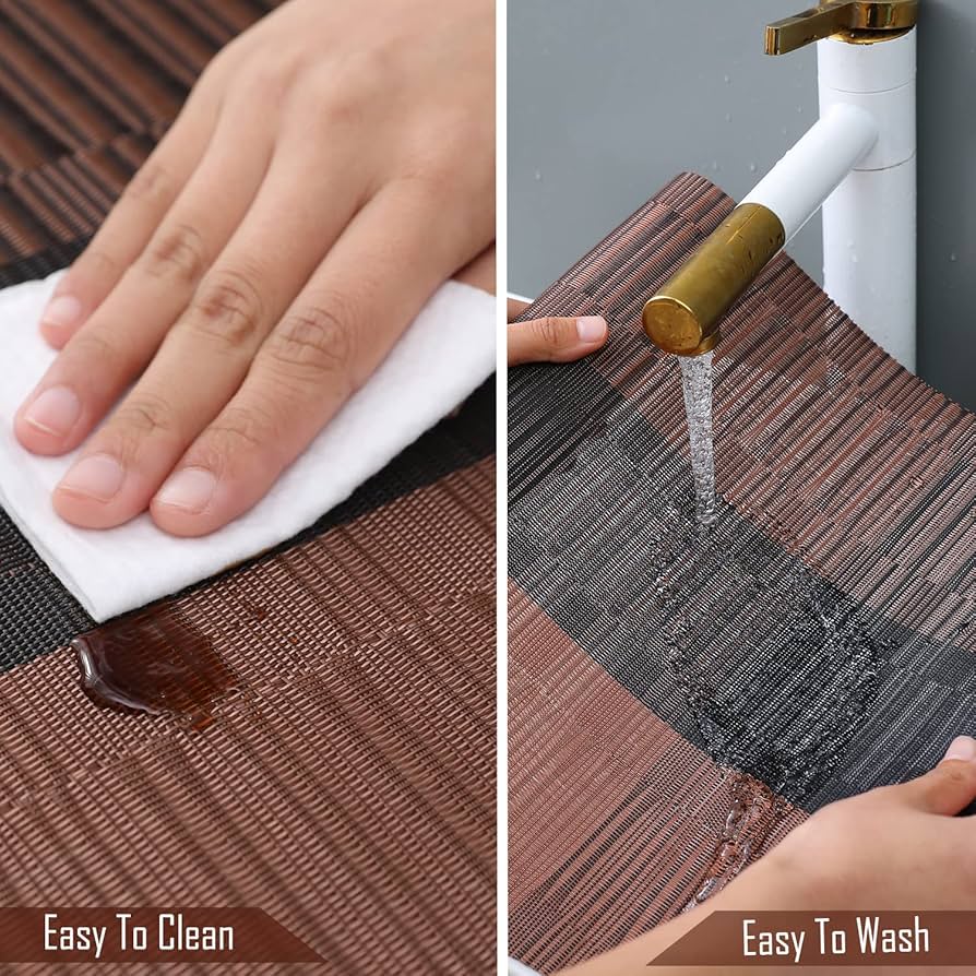 New Brown Stripes Design Rectangular Table Runner 12x56inch HZ BEDDING
