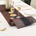New Brown Stripes Design Rectangular Table Runner 12x56inch HZ BEDDING