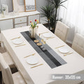 New Grey Stripes Design Rectangular Table Runner 12x56inch HZ BEDDING