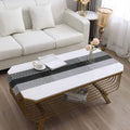 New Grey Stripes Design Rectangular Table Runner 12x56inch HZ BEDDING
