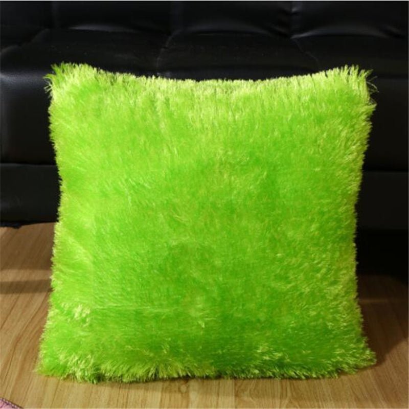 Plush Cushion Cover 15x15 HZ BEDDING